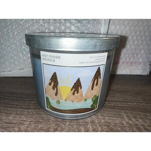 Bath and body works Hot Fudge drizzle 3 wick candle